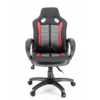 Компьютерное кресло Everprof Forsage игровое, обивка: искусственная кожа, цвет: черный/красный