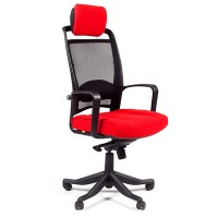 Компьютерное кресло Chairman 283 для руководителя красное