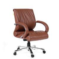 Кресло руководителя Chairman 444 кожа коричневая